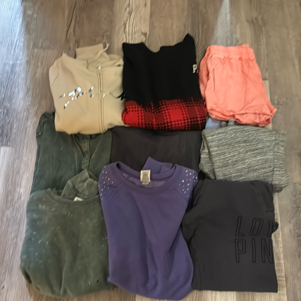 9 Piece Bundle By Victoria Secret Pink - Picture 1 of 16
